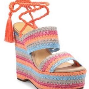 Schultz Bendy wedge sandals size 7